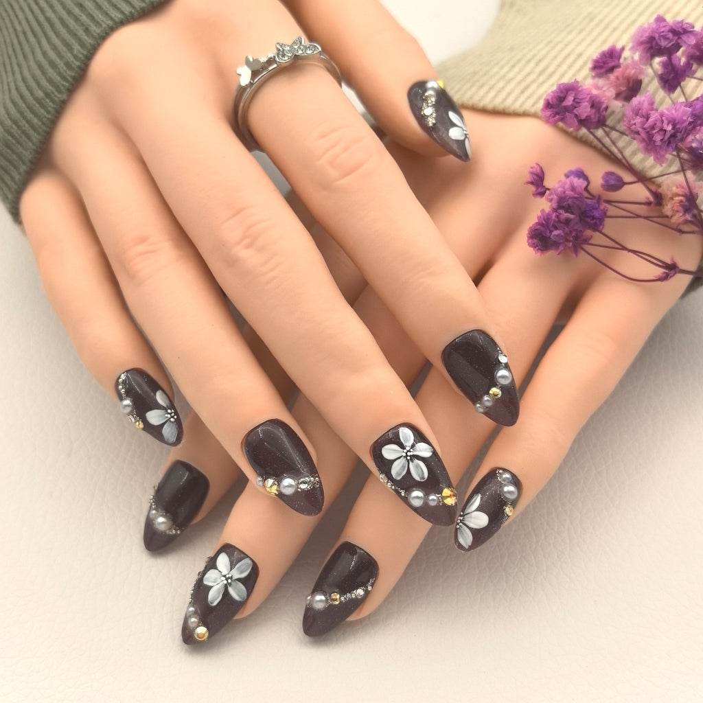 [Exotic Treasure Beads] Handmade Premium Press-on Nails