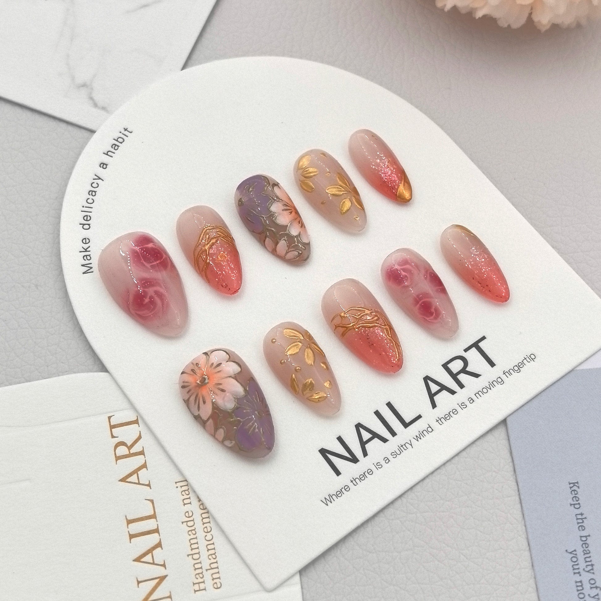 [Palace Luxurious Charming] Handmade Premium Press-on Nails