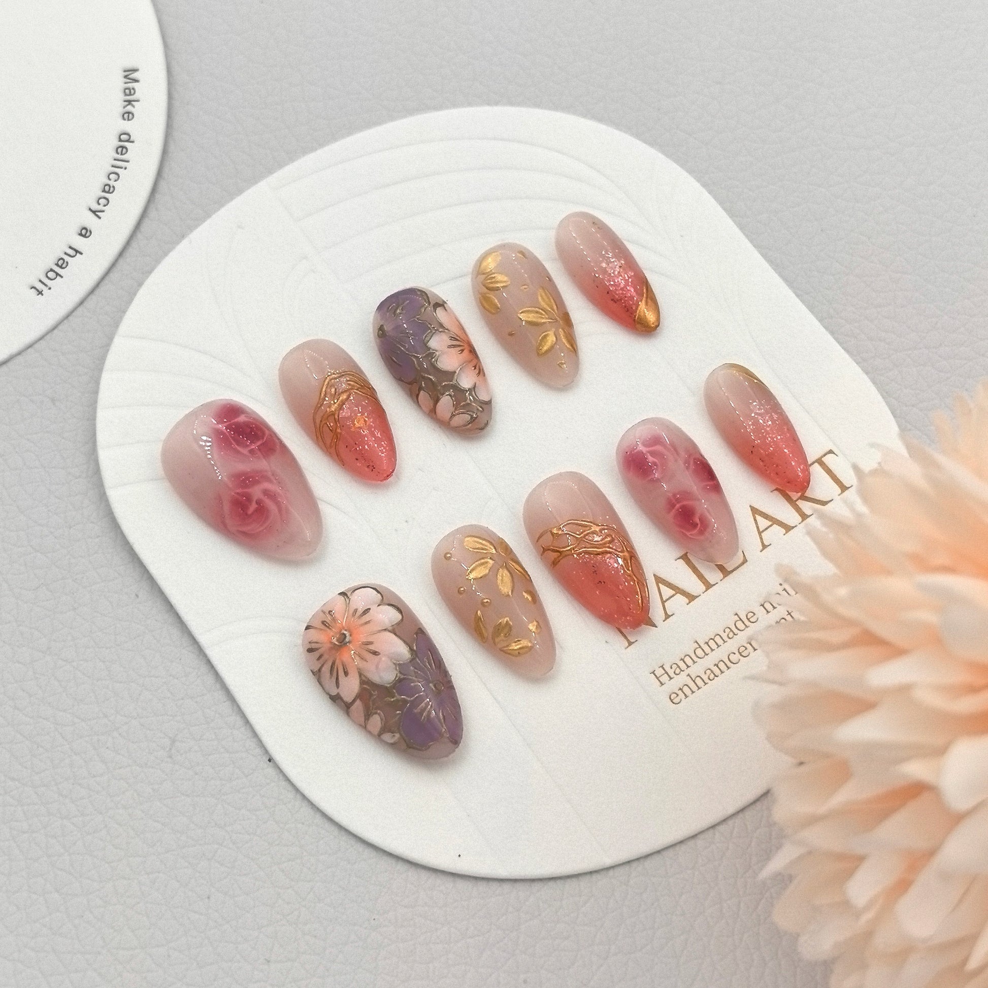 [Palace Luxurious Charming] Handmade Premium Press-on Nails