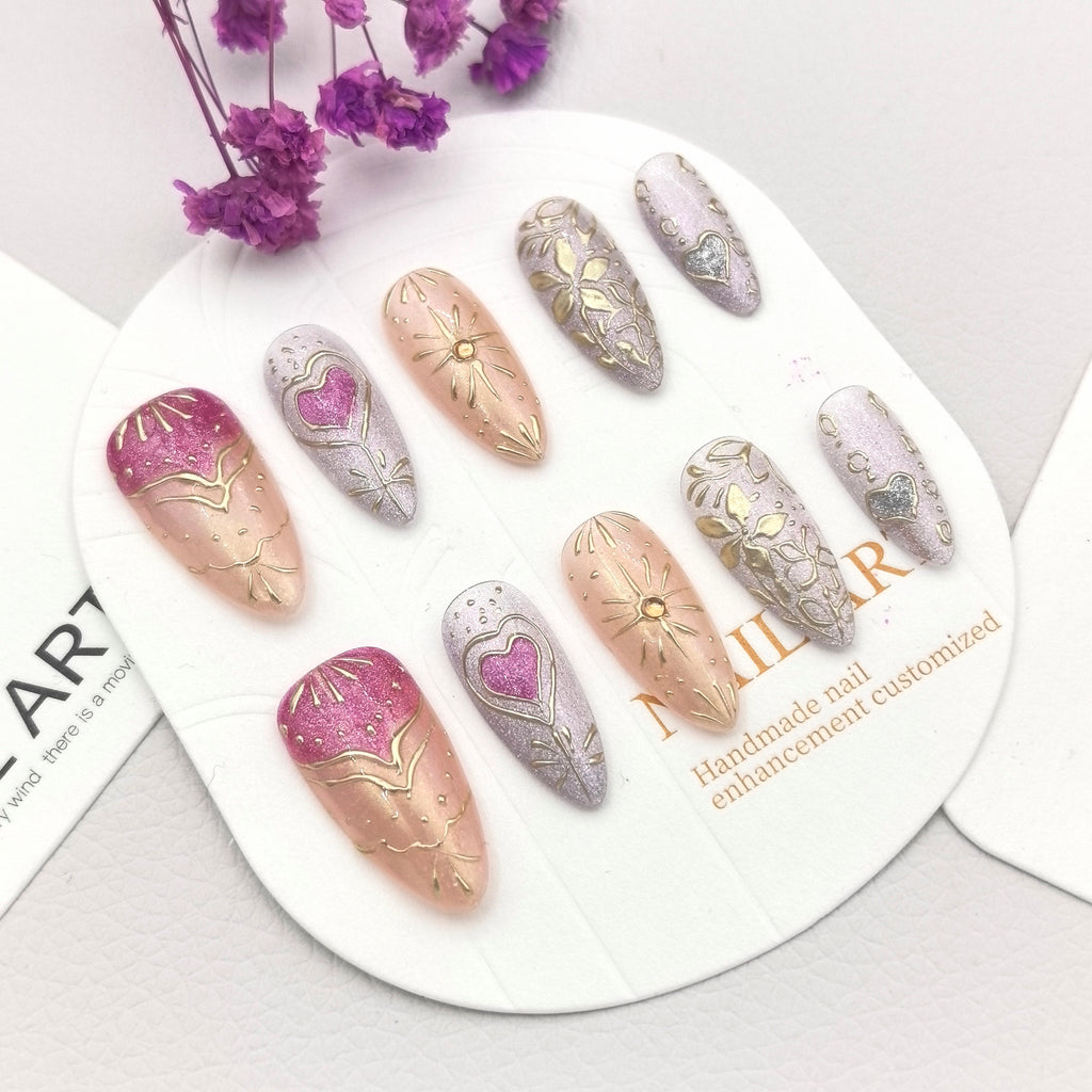 Heart & Golden Floral