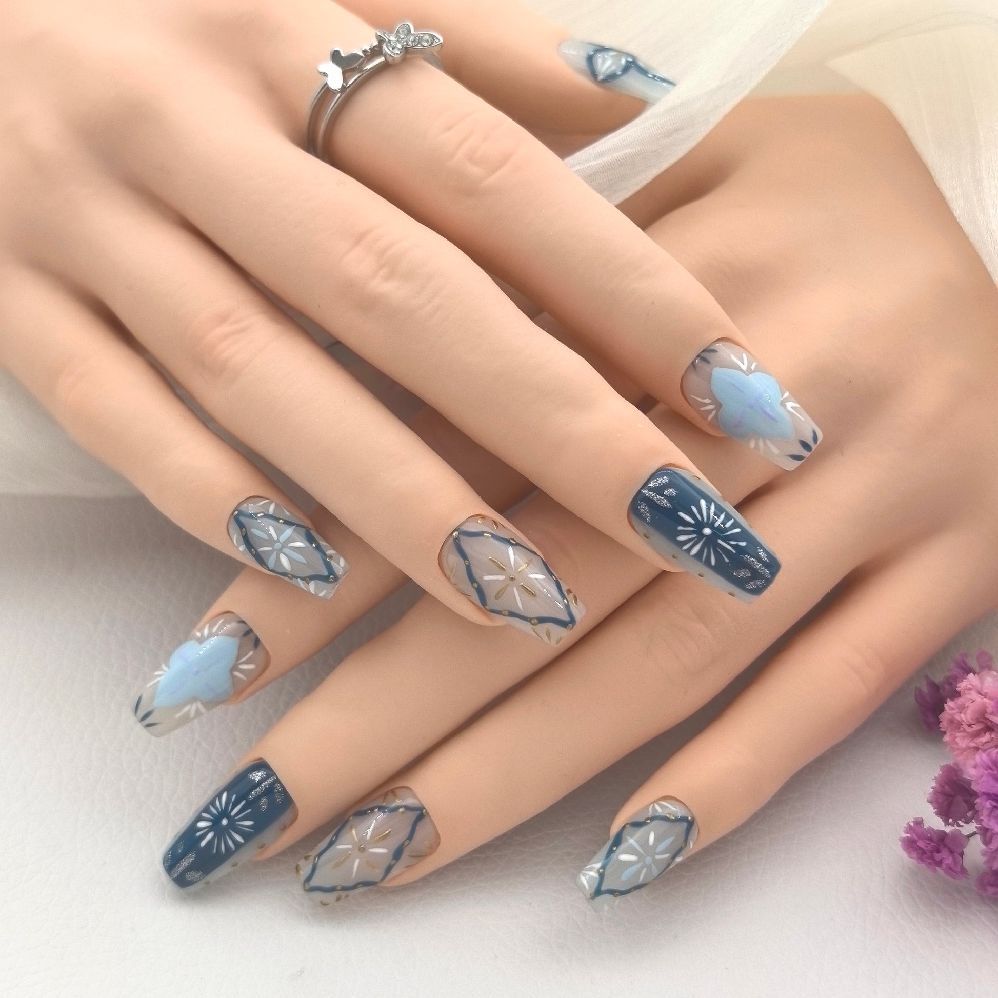 Hand-Painted Geometric