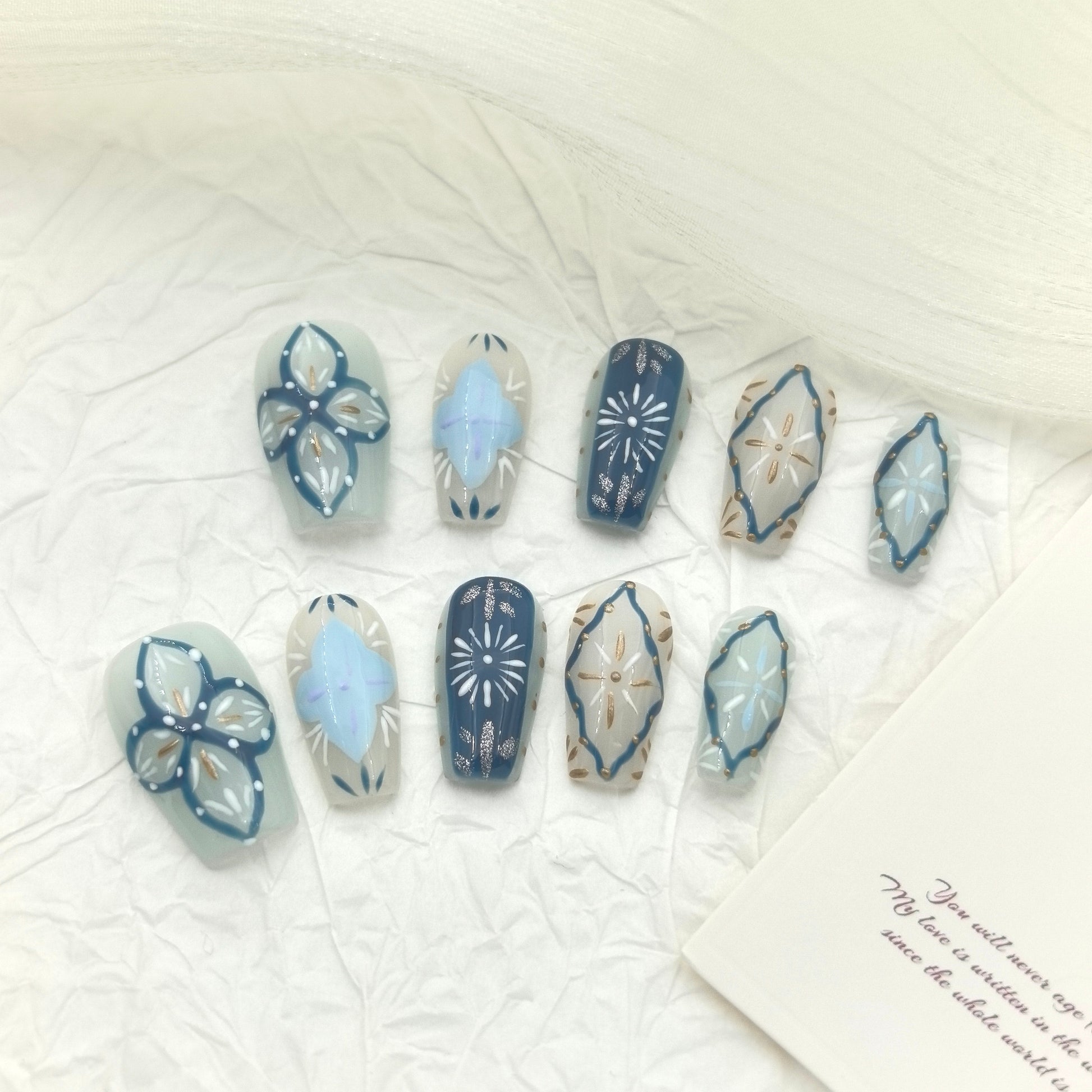 Hand-Painted Geometric