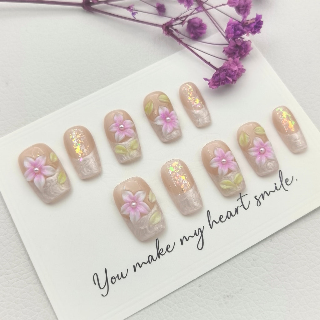 Premium Handcrafted 3D Sculpted Floral